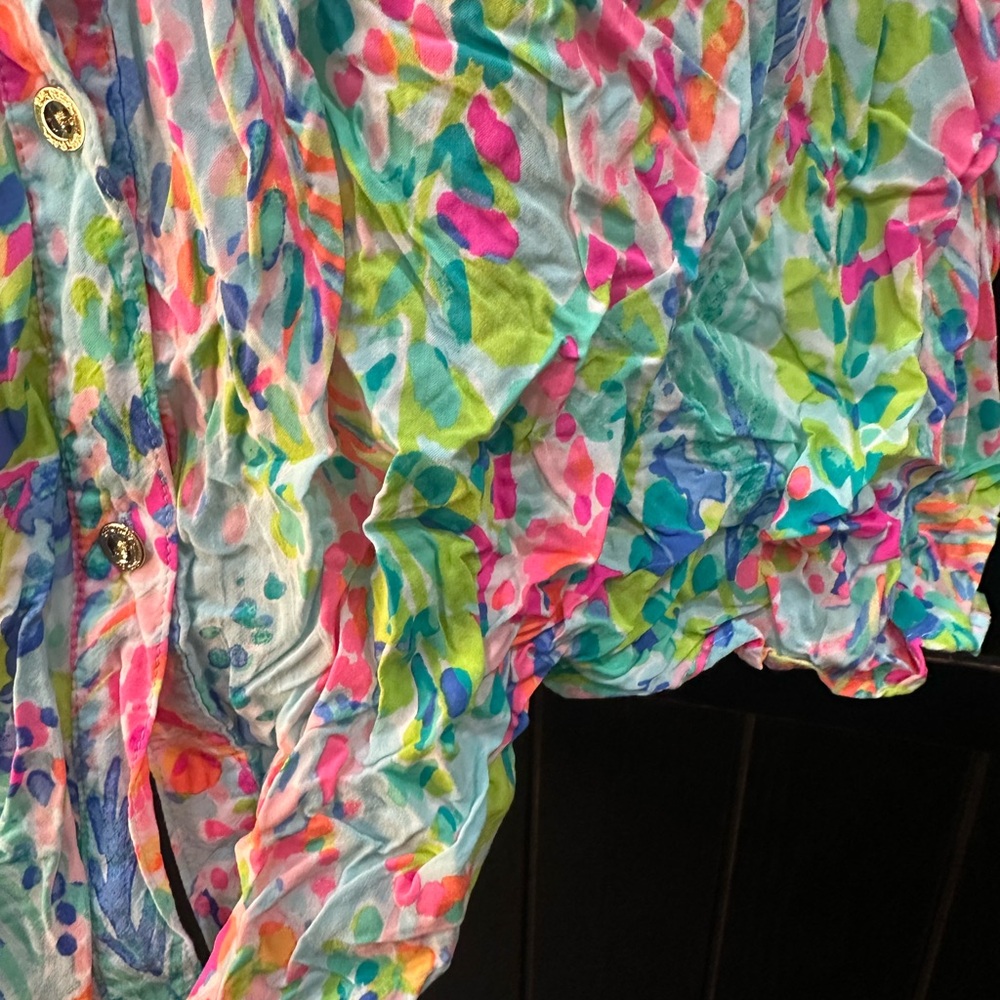 Lilly Pulitzer Multicolor Patterned Top - Picture 4 of 8